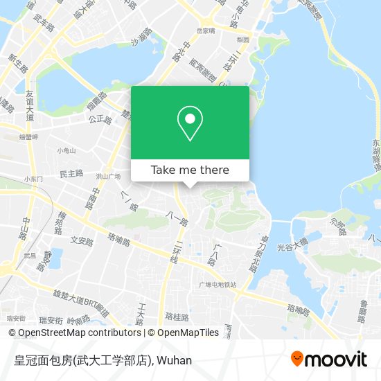 皇冠面包房(武大工学部店) map