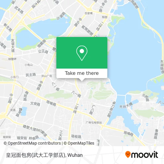 皇冠面包房(武大工学部店) map
