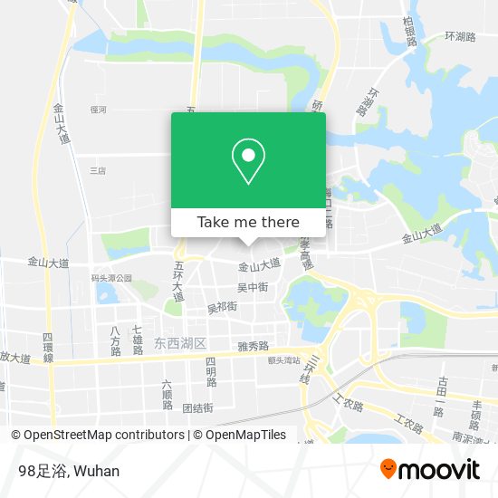 98足浴 map