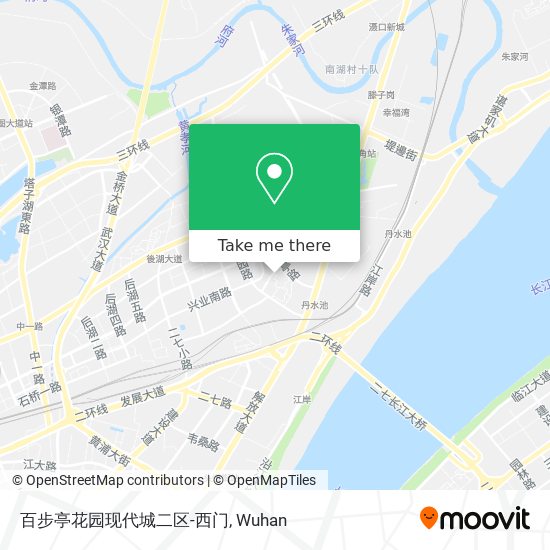 百步亭花园现代城二区-西门 map