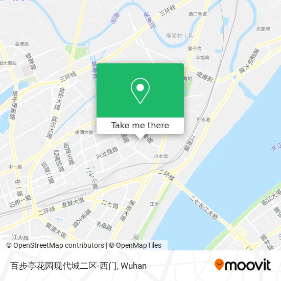 百步亭花园现代城二区-西门 map