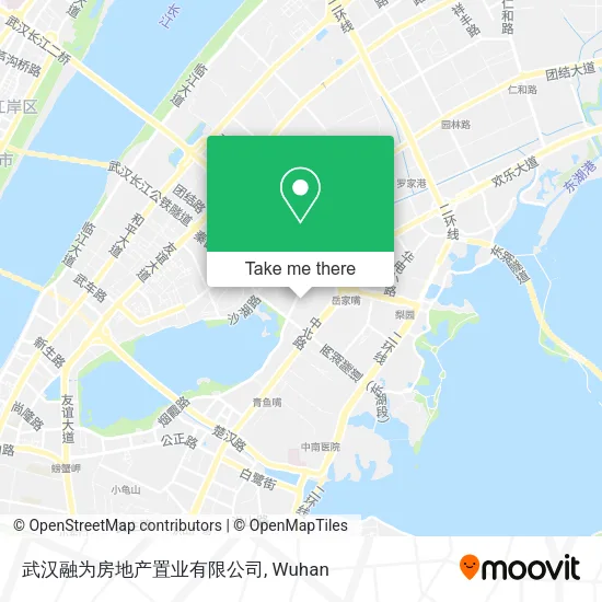 武汉融为房地产置业有限公司 map