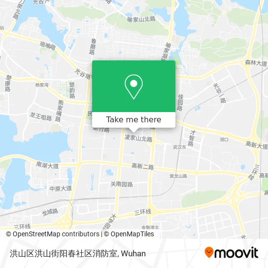 洪山区洪山街阳春社区消防室 map