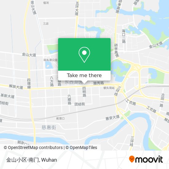 金山小区-南门 map