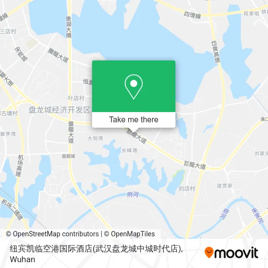 纽宾凯临空港国际酒店(武汉盘龙城中城时代店) map