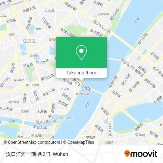 汉口江滩一期-西2门 map