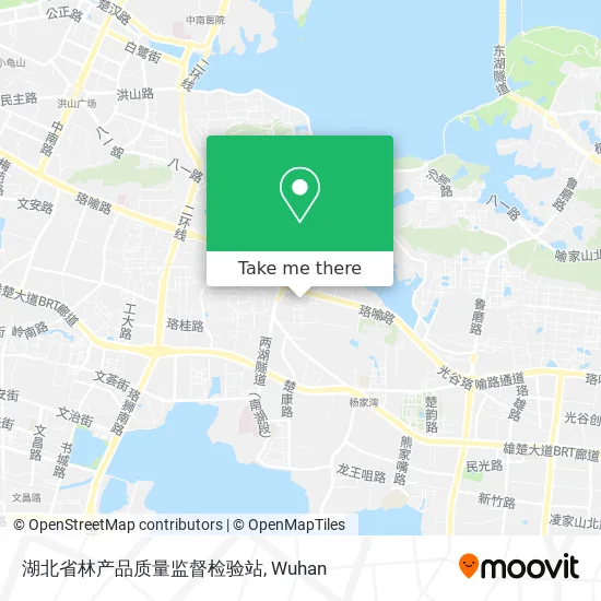 湖北省林产品质量监督检验站 map