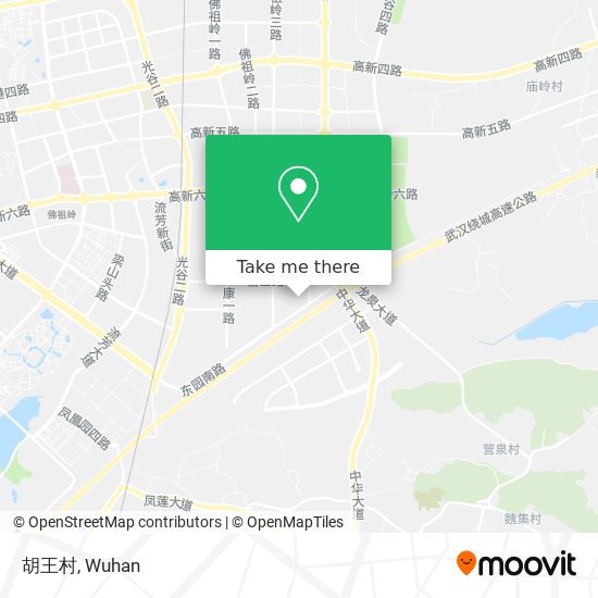 胡王村 map