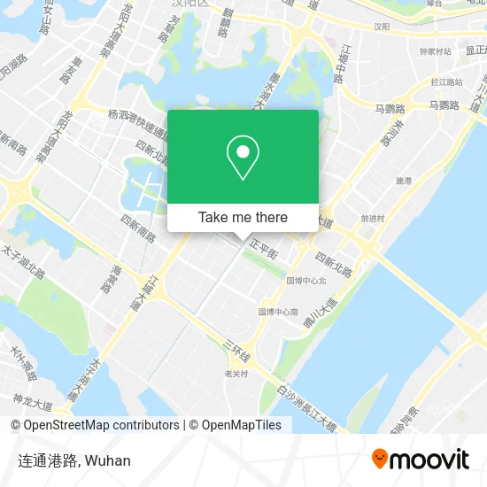 连通港路 map