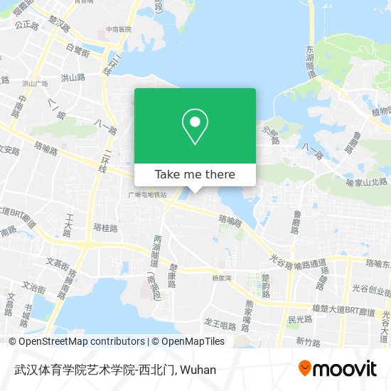 武汉体育学院艺术学院-西北门 map