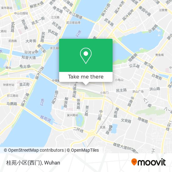桂苑小区(西门) map