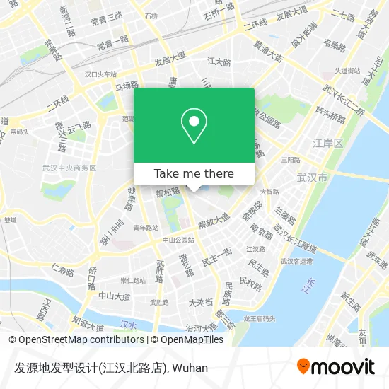 发源地发型设计(江汉北路店) map