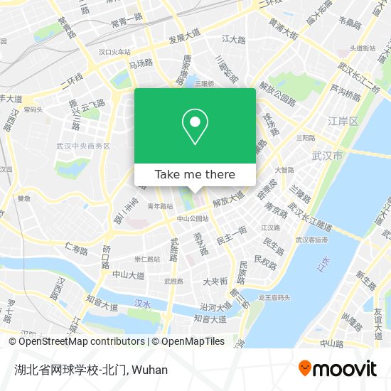 湖北省网球学校-北门 map