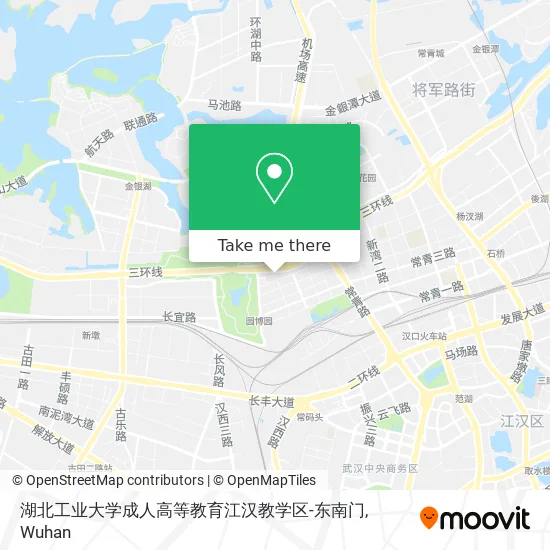 湖北工业大学成人高等教育江汉教学区-东南门 map