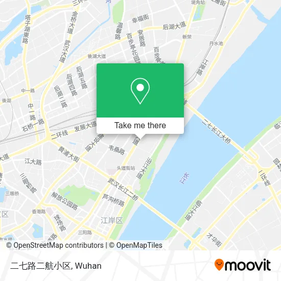 二七路二航小区 map