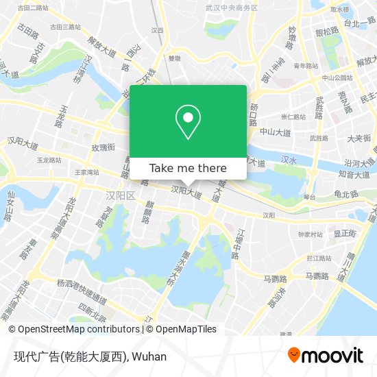 现代广告(乾能大厦西) map