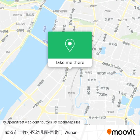 武汉市丰收小区幼儿园-西北门 map