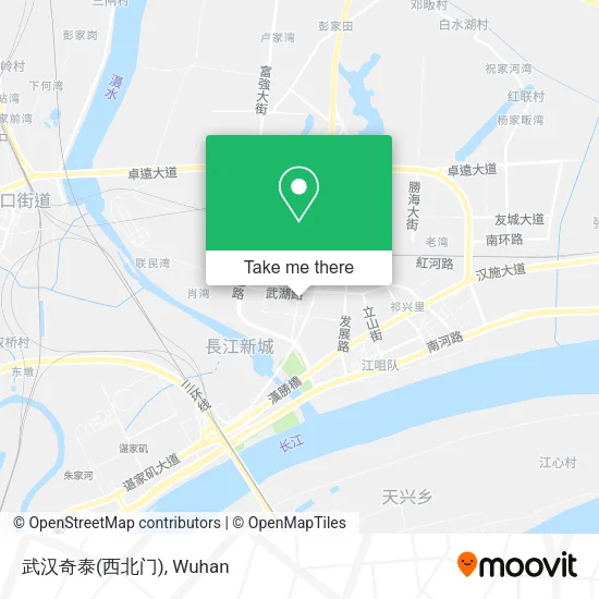武汉奇泰(西北门) map