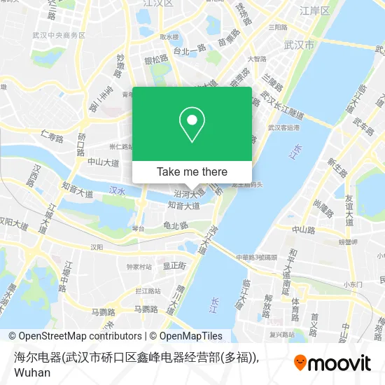 海尔电器(武汉市硚口区鑫峰电器经营部(多福)) map