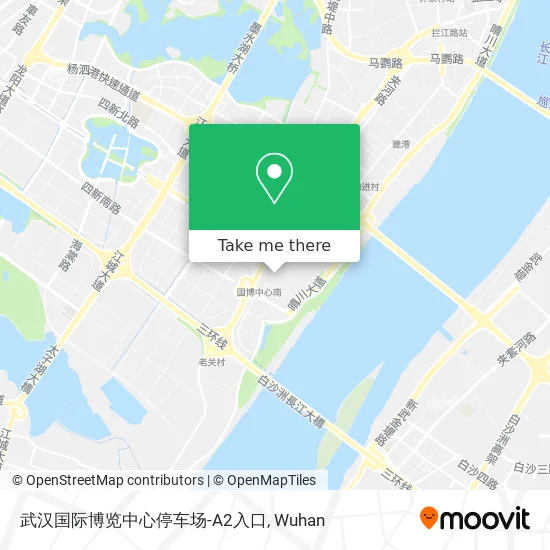 武汉国际博览中心停车场-A2入口 map