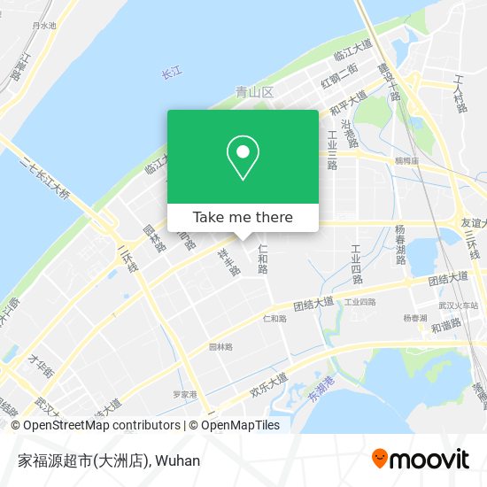 家福源超市(大洲店) map