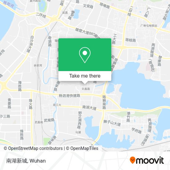南湖新城 map