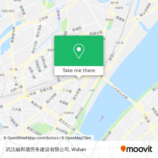 武汉融和晟劳务建设有限公司 map