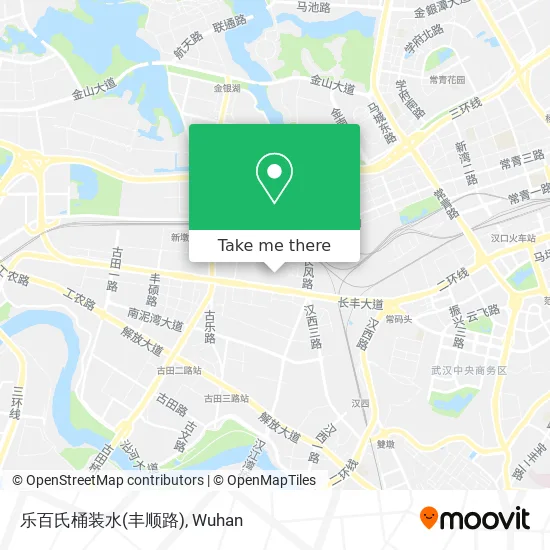 乐百氏桶装水(丰顺路) map