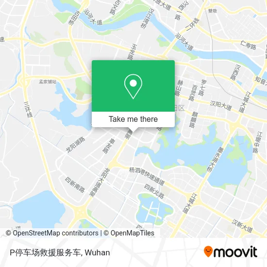 P停车场救援服务车 map