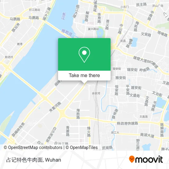 占记特色牛肉面 map