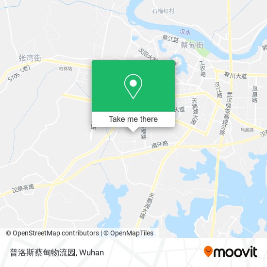 普洛斯蔡甸物流园 map
