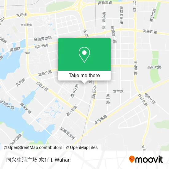 同兴生活广场-东1门 map