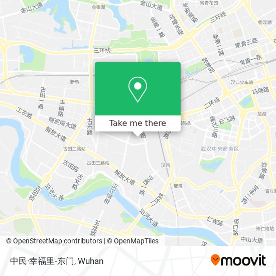 中民·幸福里-东门 map