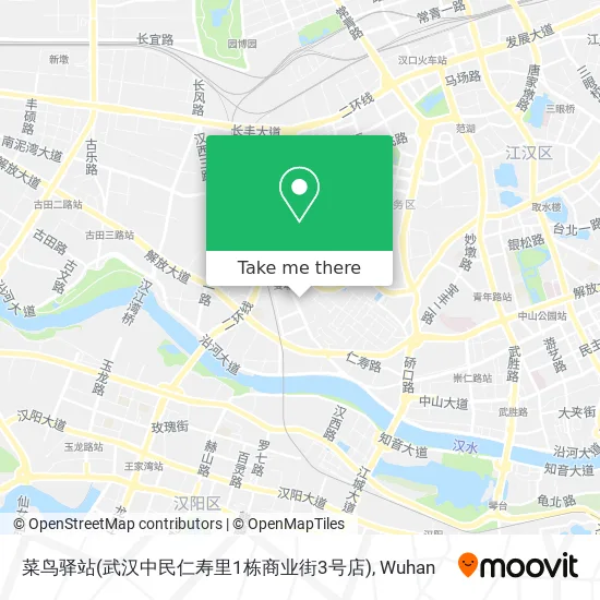 菜鸟驿站(武汉中民仁寿里1栋商业街3号店) map
