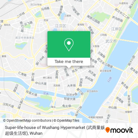 Super-life-house of Wushang Hypermarket (武商量贩超级生活馆) map
