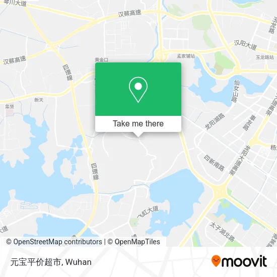 元宝平价超市 map