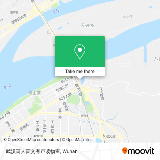 武汉盲人盲文有声读物室 map