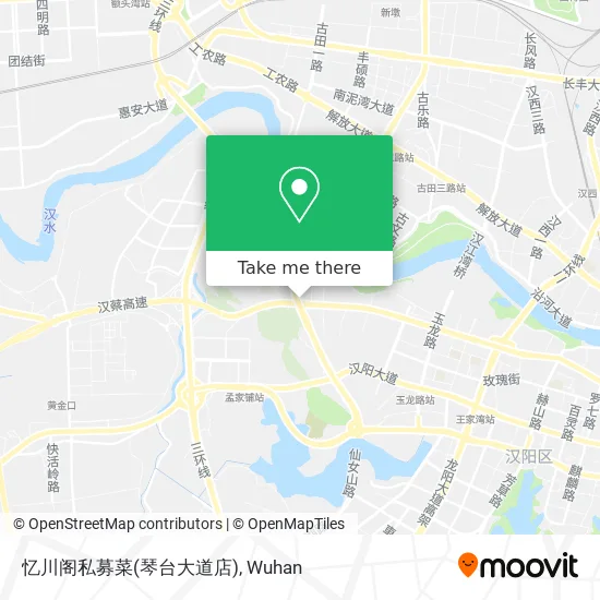 忆川阁私募菜(琴台大道店) map