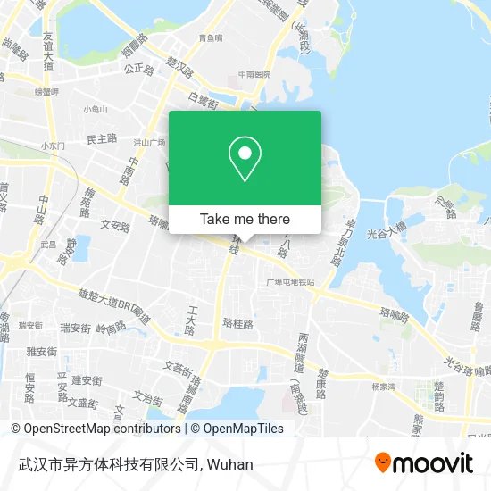 武汉市异方体科技有限公司 map