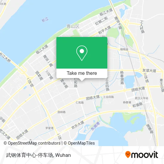 武钢体育中心-停车场 map