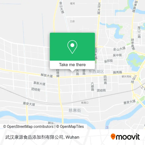 武汉康源食品添加剂有限公司 map