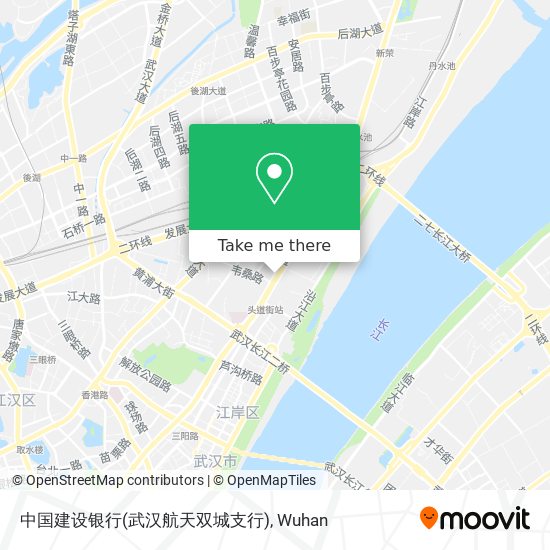 中国建设银行(武汉航天双城支行) map