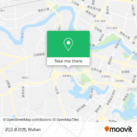 武汉卓尔杰 map