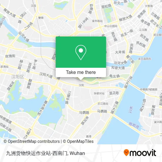 九洲货物快运作业站-西南门 map