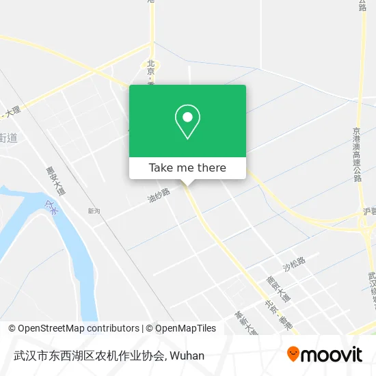 武汉市东西湖区农机作业协会 map