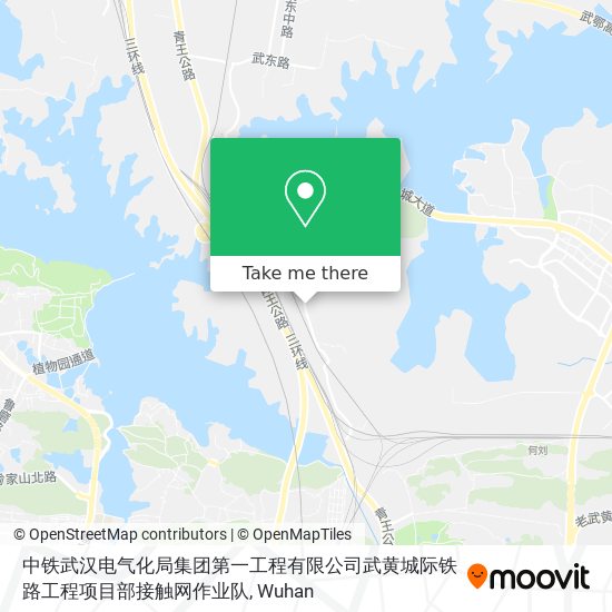 中铁武汉电气化局集团第一工程有限公司武黄城际铁路工程项目部接触网作业队 map