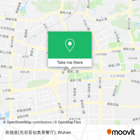 肯德基(光谷首创奥莱餐厅) map
