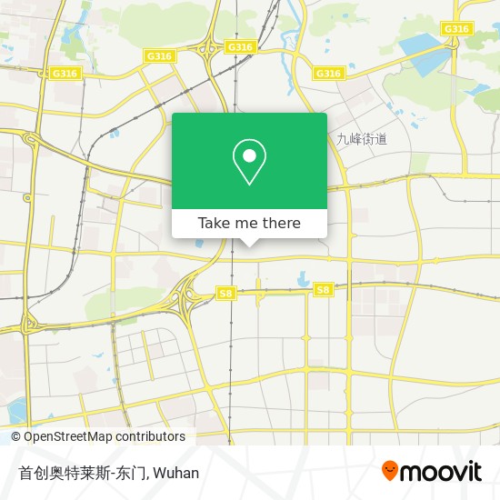 首创奥特莱斯-东门 map