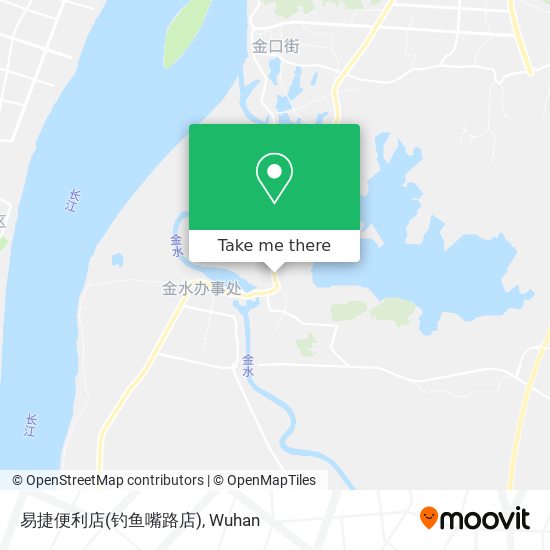易捷便利店(钓鱼嘴路店) map