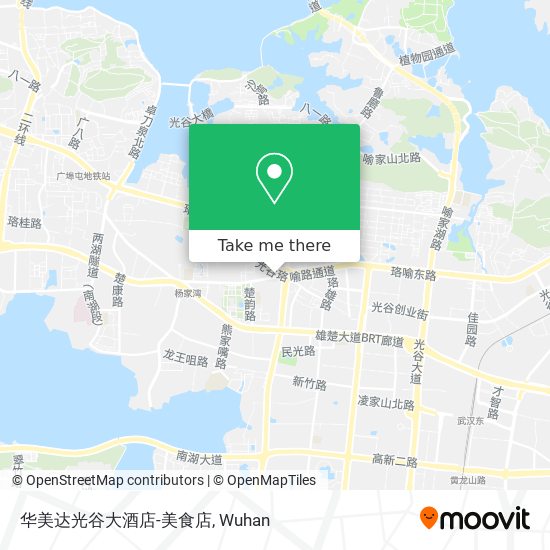 华美达光谷大酒店-美食店 map